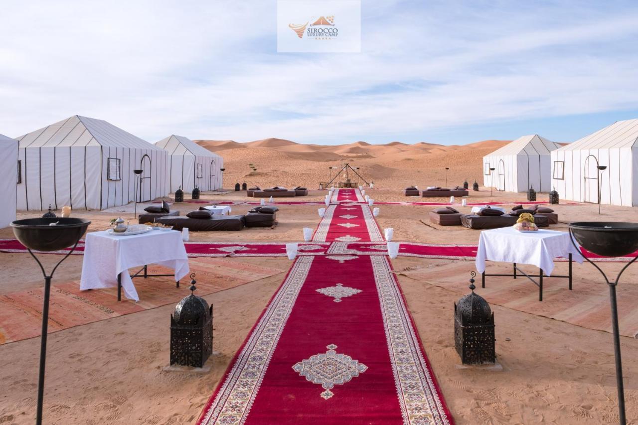 Hotel Sirocco Luxury Camp Merzouga Exterior foto